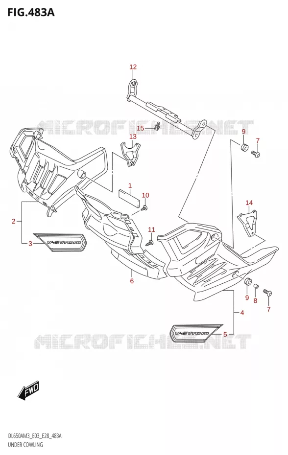 SABOT (DL650XA:M3:E03) Suzuki MOTO 650 V-STROM 2023  DL650AM3