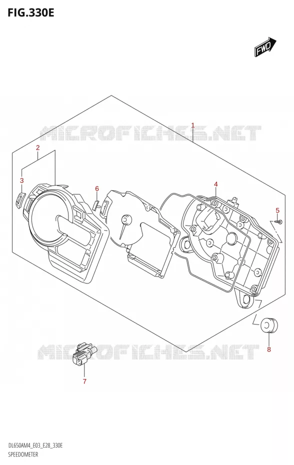 COMPTEUR (DL650XA:M4:E28) Suzuki MOTO 650 V-STROM 2024  DL650AM4