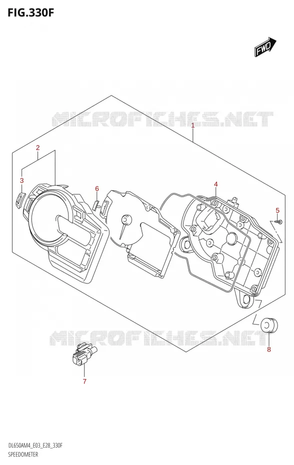 COMPTEUR (DL650XA:M4:E33) Suzuki MOTO 650 V-STROM 2024  DL650AM4