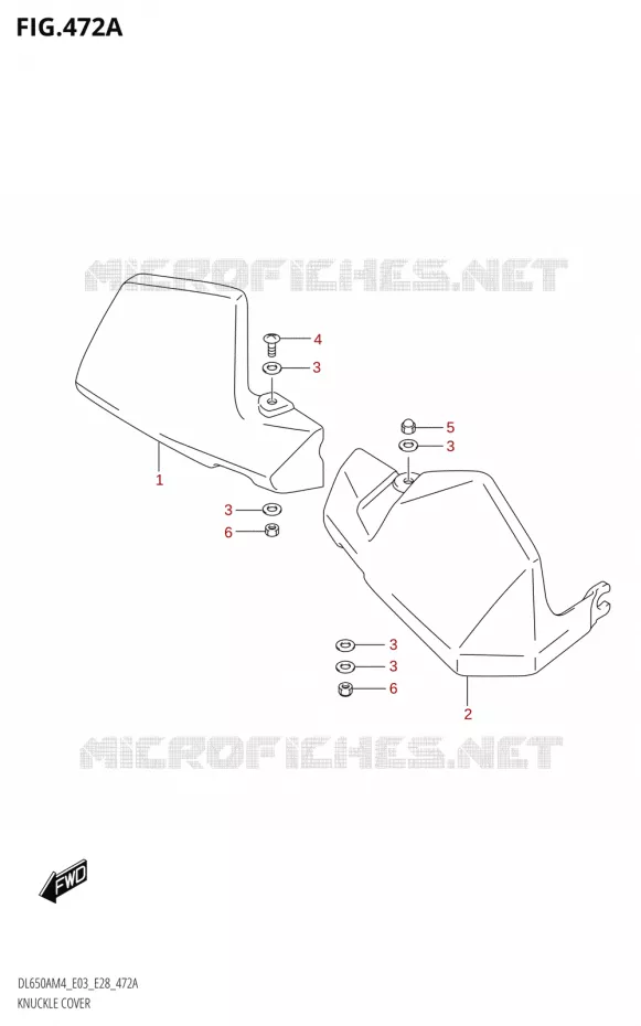 PROTEGES MAINS (DL650XA:M4:E03) Suzuki MOTO 650 V-STROM 2024  DL650AM4