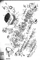 MOTEUR pour Suzuki DR 50 1986
