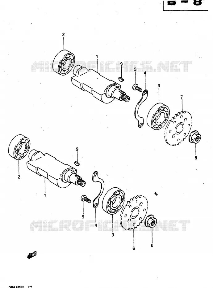 BALANCIER Suzuki MOTO 650 DR 1990  DR650RL(L)