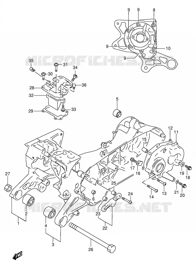 CARTER Suzuki SCOOTER 100 ADDRESS 1993  AG100P(E71)