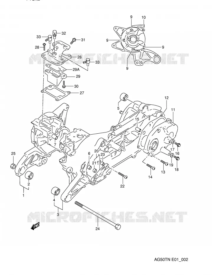 CARTER Suzuki SCOOTER 50 ADDRESS 1992  AG50TN(E1)