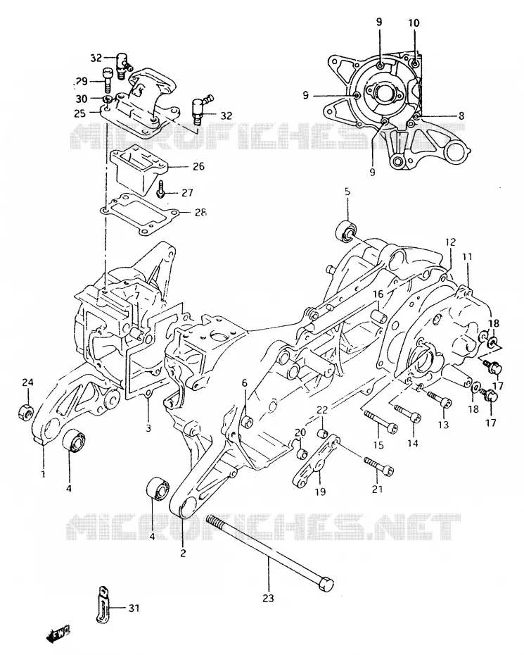 CARTER Suzuki SCOOTER 75 ADDRESS 1992  AH75N