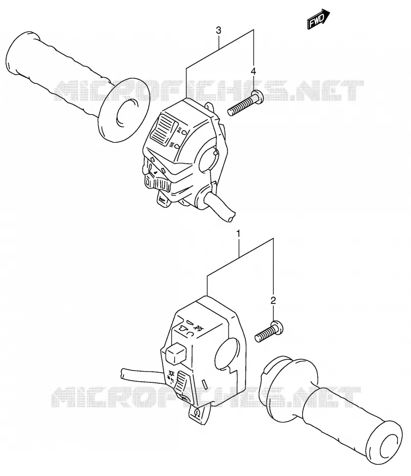 COMMODOS (MODELE T) Suzuki MOTO 650 DR 1994  DR650RSEUR(E4)
