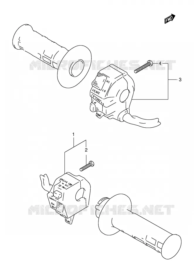COMMODOS Suzuki MOTO 125 DR 1998  DR125SEW/SEUW(E4)