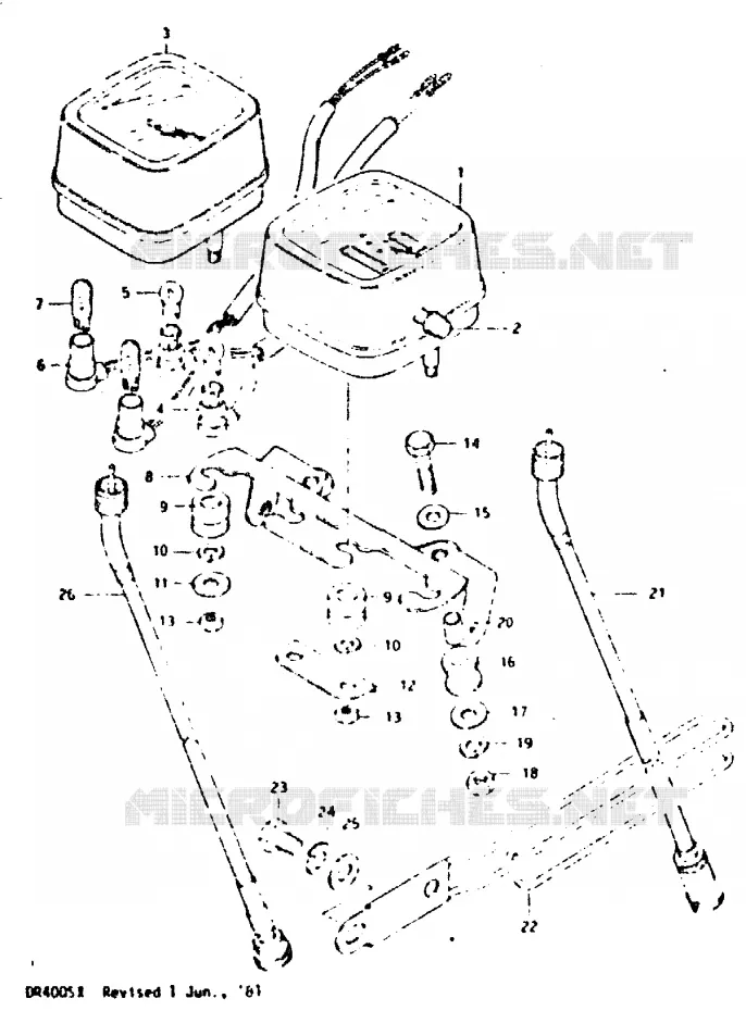 COMPTEUR Suzuki MOTO 400 DR 1980  DR400ST(T/X)