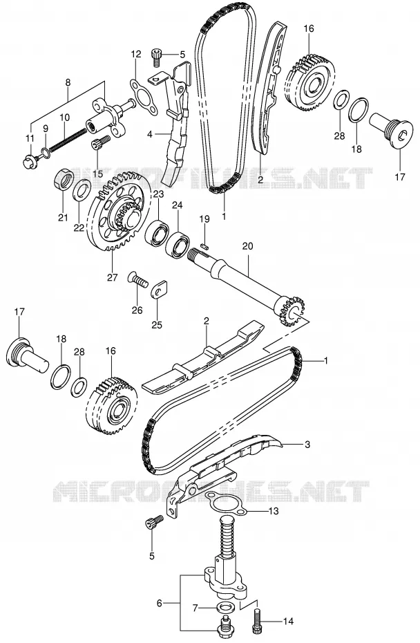 DISTRIBUTION Suzuki MOTO 1000 V-STROM 2002  DL1000K2(E2)