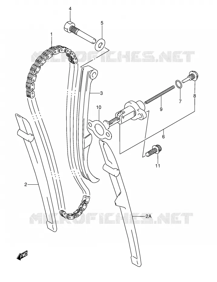 DISTRIBUTION Suzuki MOTO 350 DR 1990  DR350L(E3)