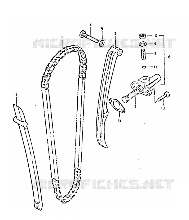 DISTRIBUTION Suzuki MOTO 400 DR 1980  DR400ST(T/X)