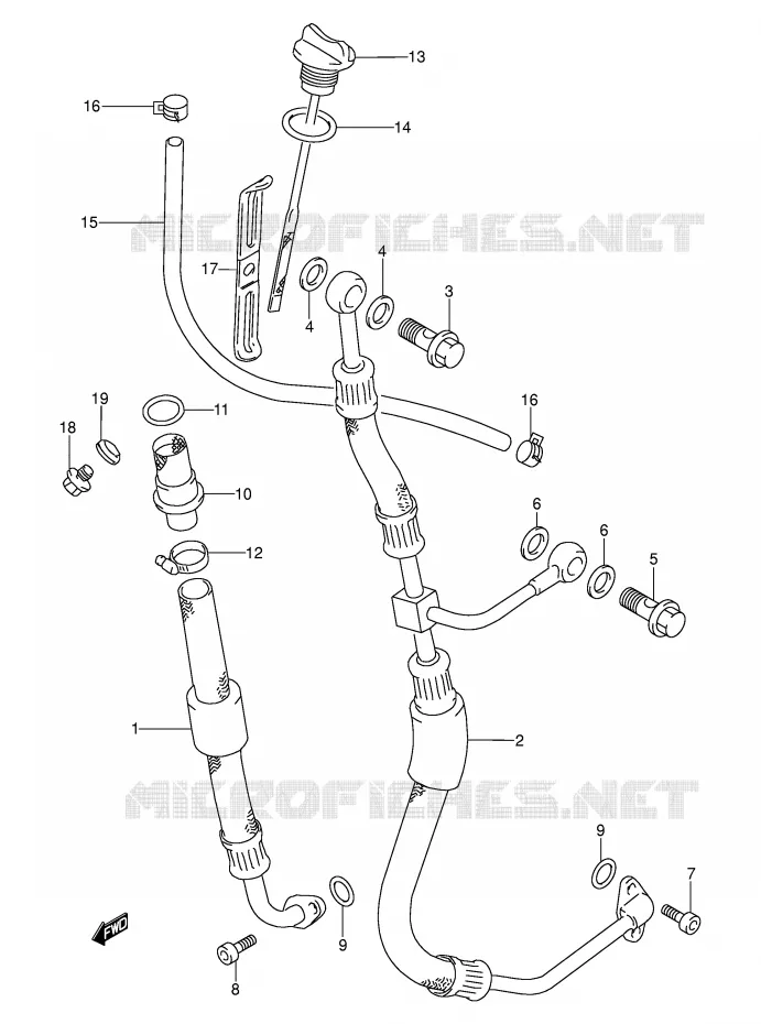 DURITE D'HUILE Suzuki MOTO 250 DR 1990  DR250SL(E24)