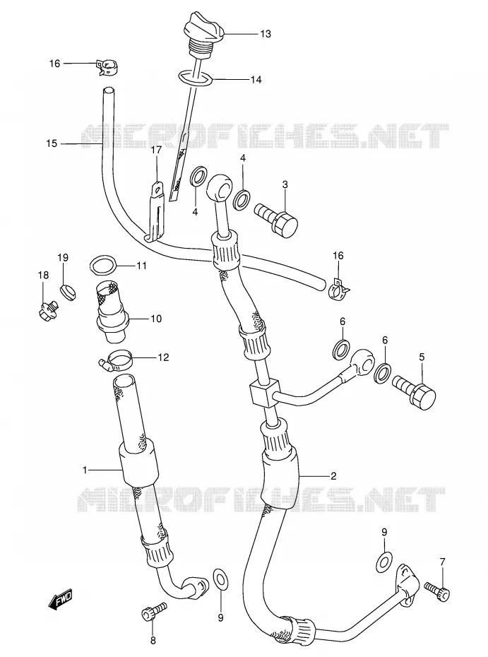 DURITE D'HUILE Suzuki MOTO 350 DR 1994  DR350SER(E2)