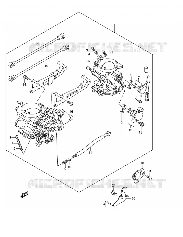 ENSEMBLE INJECTION Suzuki MOTO 650 V-STROM 2006  DL650U3K6(E2)