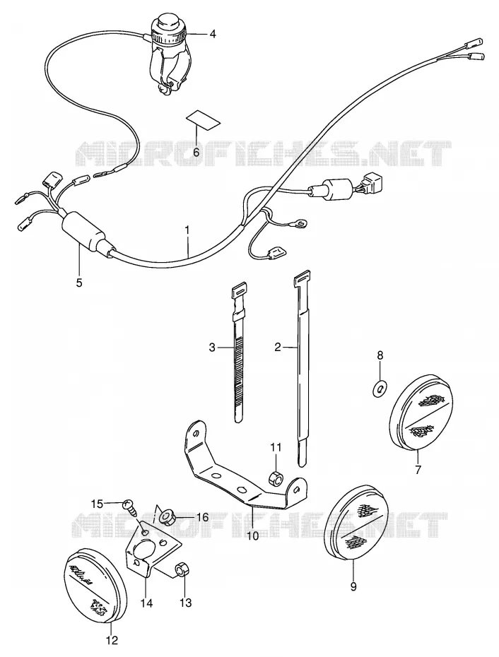 FAISCEAU ELECTRIQUE Suzuki MOTO 80 DS 2000  DS80Y(E3/E28)