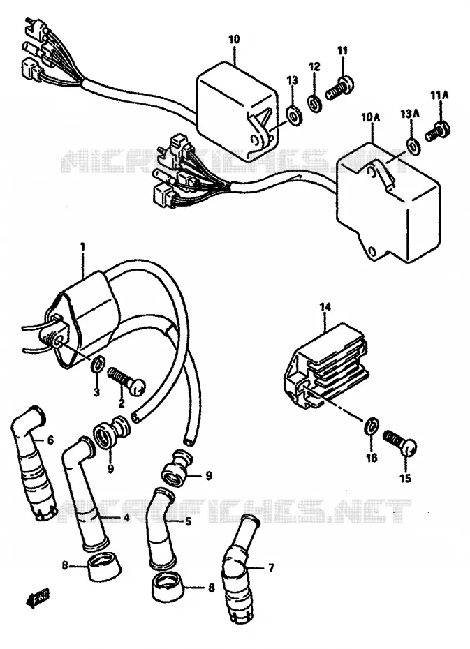 PARTIE ELECTRIQUE Suzuki MOTO 600 DR 1985  DR600SUF(E2)