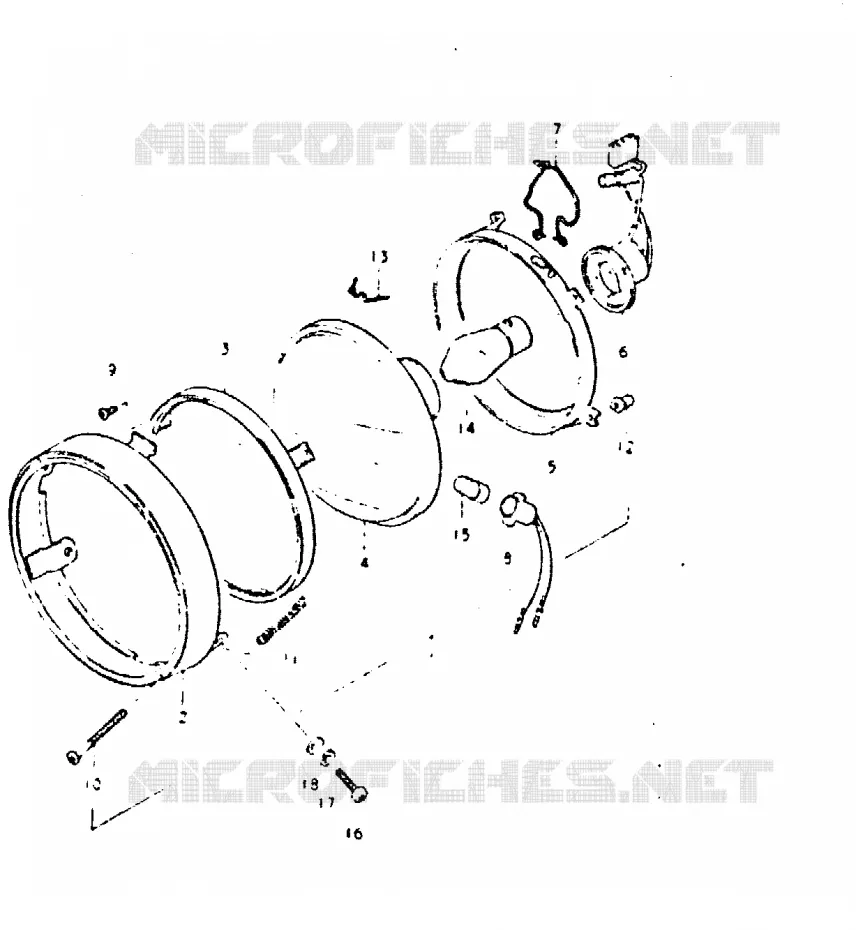 PHARE (E26, E39) Suzuki MOTO 400 DR 1981  DR400SX(T/X)
