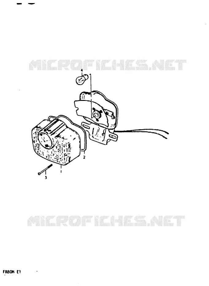 PIECES MARCHES SPECIAUX (E2) Suzuki SCOOTER 80 FR 1981  FR80M(M/B/N)