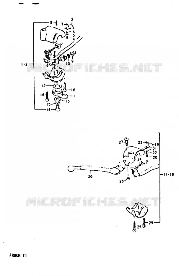 PIECES MARCHES SPECIAUX (E2) Suzuki SCOOTER 80 FR 1981  FR80M(M/B/N)