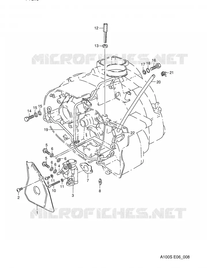 POMPE A HUILE Suzuki MOTO 100 A100 1995  A100S(E6)