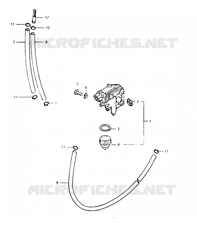 ROBINET D'ESSENCE Suzuki SCOOTER 50 FR 1999  FR50X