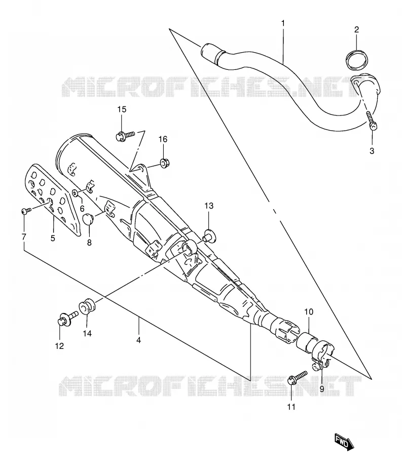 SILENCIEUX Suzuki MOTO 125 DR 2000  DR125SEY(E4)