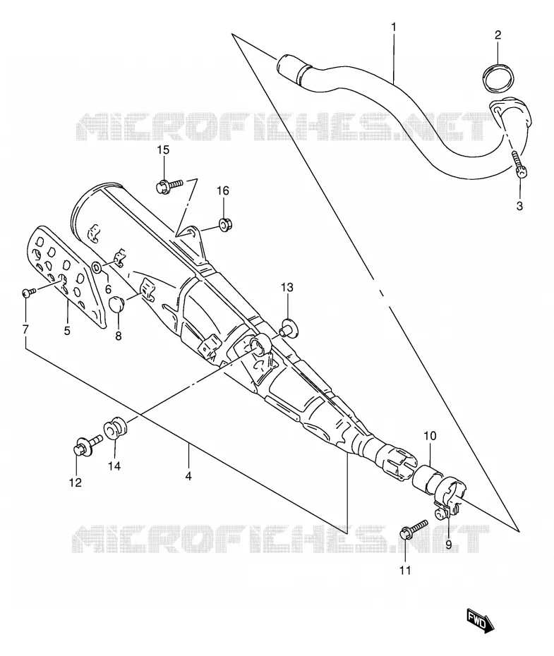 SILENCIEUX Suzuki MOTO 125 DR 2002  DR125SEK2(E2)