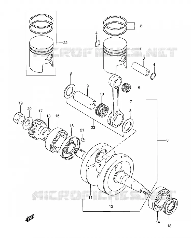 VILEBREQUIN Suzuki MOTO 115 AP 1998  AX115SW(E71)