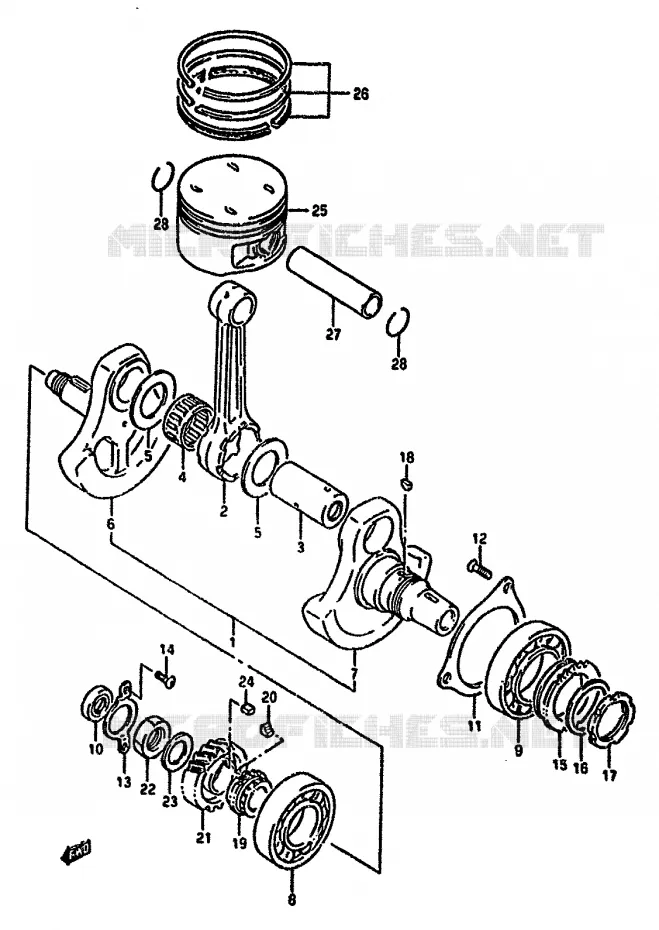 VILEBREQUIN Suzuki MOTO 650 DR 1992  DR650RN(N/P/R)