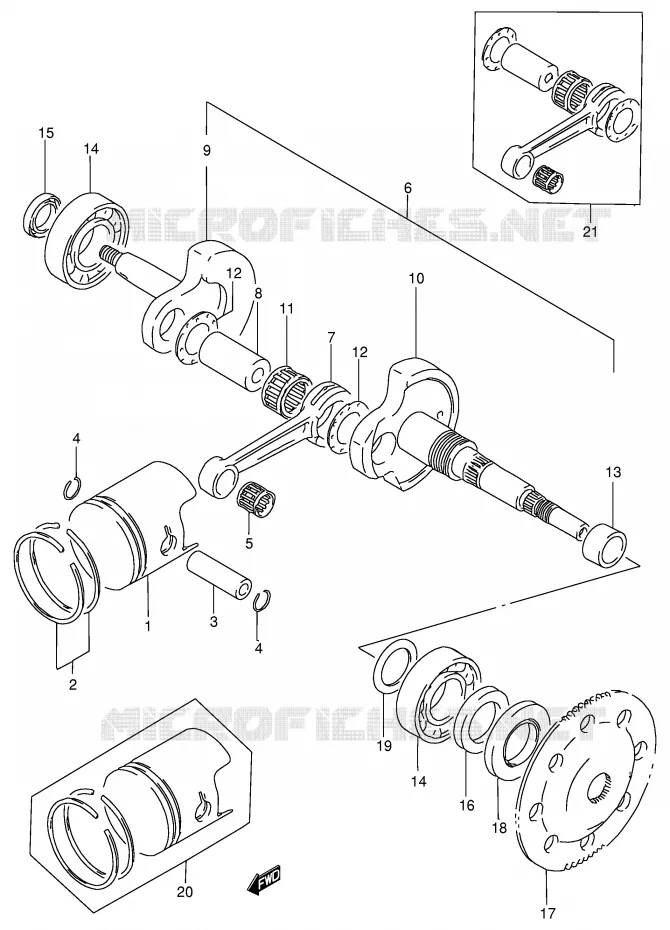 VILEBREQUIN Suzuki SCOOTER 100 ADDRESS 1993  AG100P(E71)