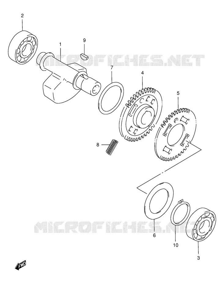 BALANCIER Suzuki MOTO 650 FREEWIND 2000  XF650Y(E2)