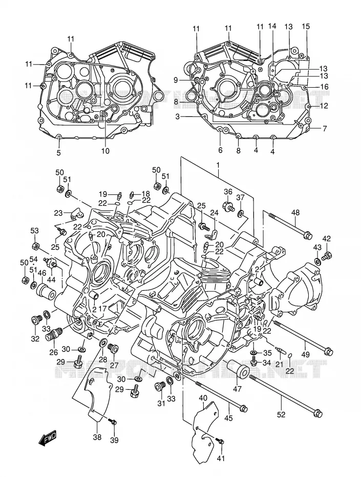 CARTER Suzuki MOTO 1500 INTRUDER 2002  VL1500K2(E2)