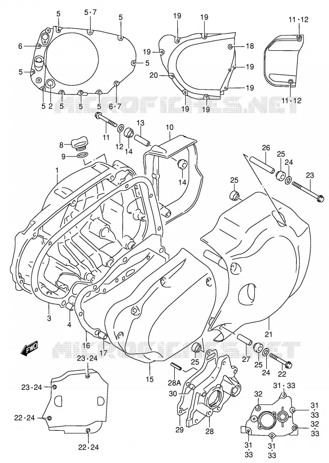 CARTER Suzuki MOTO 1500 INTRUDER 2004  VL1500K4(E2)