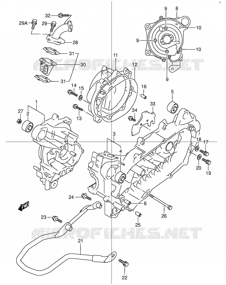 CARTER Suzuki MOTO 50 STREET-MAGIC 1999  TR50SX(E2)