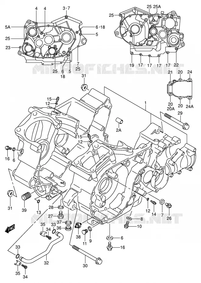 CARTER Suzuki MOTO 800 VOLUSIA 2002  VL800K2(E2)