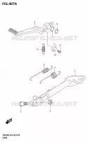 BEQUILLE (SV650,SV650A) pour Suzuki SV 650 2023