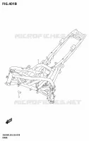 CADRE (SV650XA) pour Suzuki SV 650 2023