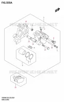 ETRIER DE FREIN ARRIERE pour Suzuki SV 650 2023
