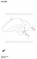 GARDE BOUE AVANT (SV650) pour Suzuki SV 650 2023