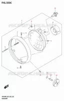 PHARE pour Suzuki SV 650 2023