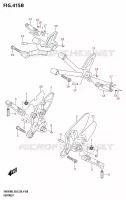 REPOSE PIEDS (SV650XA) pour Suzuki SV 650 2023