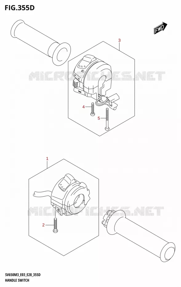 COMMODOS (SV650XA:E28) Suzuki MOTO 650 SV 2023  SV650A 2023 M3 (E28)