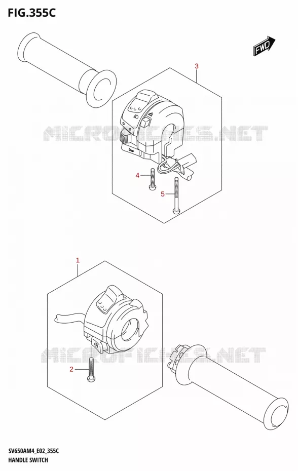 COMMODOS (SV650AU:M4:E02) Suzuki MOTO 650 SV 2024  SV650AM4 E19 2024 M4 (E19)