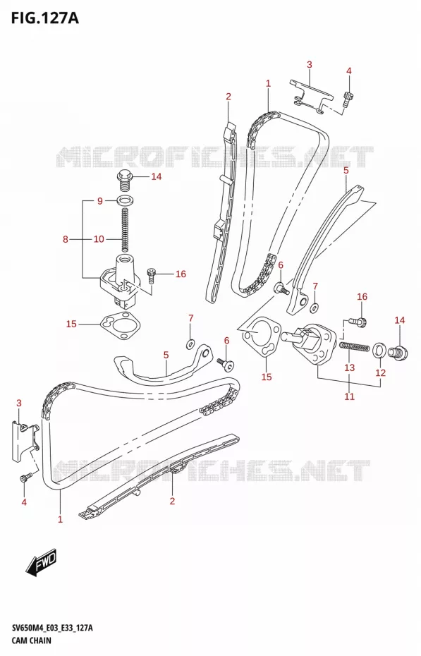 DISTRIBUTION Suzuki MOTO 650 SV 2024  SV650AM4 E28 2024 M4 (E28)