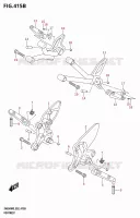 REPOSE PIEDS (SV650AU) pour Suzuki SV 650 2025