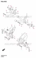 REPOSE PIEDS (SV650XA) pour Suzuki SV 650 2025