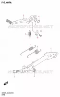 BEQUILLE (SV650A) pour Suzuki SV 650 2025