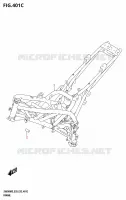 CADRE (SV650XA:(E28)) pour Suzuki SV 650 2025
