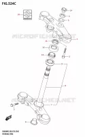 COLONNE DE DIRECTION (SV650XA:(E28)) pour Suzuki SV 650 2025