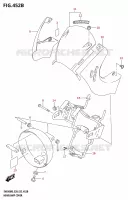 COUVERCLE DE PHARE ((SV650XA):(E28)) pour Suzuki SV 650 2025